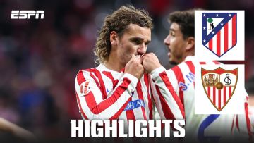 Antoine Griezmann scores his 200th LaLiga goal in Atletico's win vs. Sevilla