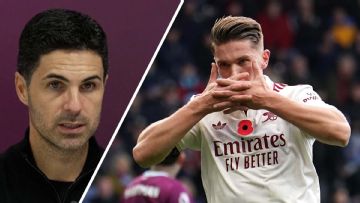 Arteta: Viktor Gyokeres 'exceptional' for Arsenal in Burnley win