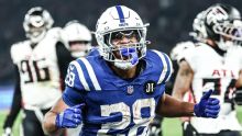 Taylor runs for 244 yards and 3 TDs for Colts in 31-25 OT win over Falcons in Berlin
