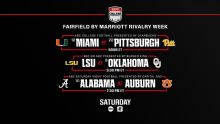 Get ready for an ABC college football tripleheader on Saturday