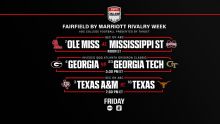 Tune in for a rivalry-filled ABC college football tripleheader on Friday