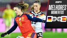 Alemanha empilha chances, mas fica no empate com a Espanha pela ida da final da Nations League feminina; VEJA