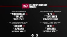 College Football champions will be crowned on ABC
