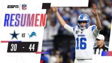 Resumen | Dallas Cowboys 30 - 44 Detroit Lions | NFL