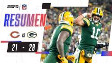 Packers toman el liderato de la NFC Norte con triunfo sobre los Bears