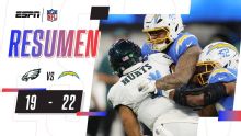 Chargers se alzan sobre Eagles en MNF y aún sueñan con el título divisional l NFL l Resumen