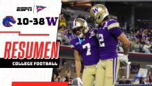 Washington inicia temporada de bowls con triunfo aplastante sobre Boise State