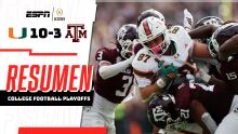 Miami vence a Texas A&M en un partido cerrado y avanza
