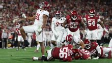 Highlight: No. 9 Alabama rallies to overwhelm No. 8 Oklahoma