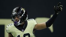 What kind of fantasy ranking does Chris Olave have for Week 17?
