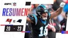 ¡Panthers vence a Tampa y son líderes divisionales! Resumen: Buccaneers 20 Panthers 23