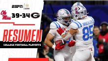 ¡Final dramático! Ole Miss elimina 39-34 a Georgia en el último instante