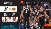 San Antonio se impuso ante los Lakers pese al show de Luka Doncic