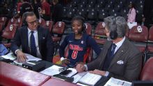 Sira Thienou emphasizes Rebels' fighting mindset in win vs. OU