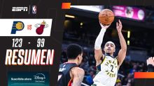 Los Pacers sorprendieron y vencieron a Miami Heat por 123-99