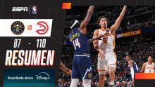 Contundente victoria de Atlanta sobre Denver con marcador de 110-87