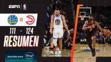 Atlanta logró una gran victoria como visitante por 124-111 sobre Golden State