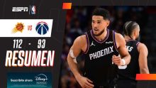 ¡Los Suns vencieron a los Wizards en casa!
