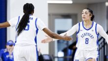 Highlight: Tonie Morgan, No. 6 Kentucky slide past No. 5 Oklahoma