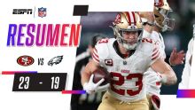 49ers acaban el sueño de bicampeonato de los Eagles y avanzan a la Ronda Divisional