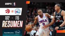 Cómodo triunfo de los 76ers ante los Raptors por 115-102