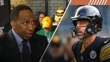 Stephen A. insta a la línea ofensiva de los Steelers a proteger a Aaron Rodgers.