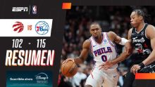 Cómodo triunfo de los 76ers ante los Raptors por 115-102