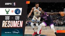 Minnesota derrotó a Milwaukee y estiró su buen momento en la NBA