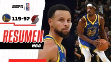 Curry dirige, Butler define y los Warriors arrasan a Portland