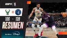 Minnesota derrotó a Milwaukee y estiró su buen momento en la NBA
