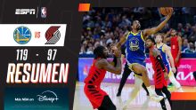Golden State fue más y superó a Portland
