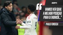Paulo Fonseca 'crava' Endrick em campo e despista posição do brasileiro: 'Vamos ver qual a melhor'