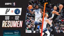Con Wemby como figura, los Spurs le ganaron a los Timberwolves sobre el final