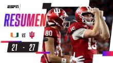 Resumen | Miami Hurricanes 21-27 Indiana Hoosiers | NCAA
