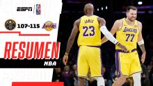 Lakers remontan ante Nuggets con gran triple doble de Luka Doncic