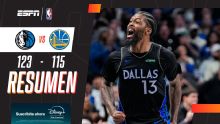 En un partidazo, los Mavericks vencieron a los Warriors por 123-115