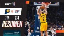 OKC obtuvo su novena derrota de la temporada, esta vez, ante los Pacers