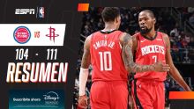 ¡Gran triunfo de los Rockets ante los Pistons!
