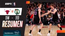 ¡Los Bulls se impusieron en los últimos segundos ante los Celtics!