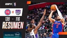 Pistons sigue a paso firme: venció 139-116 a Kings