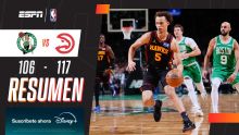 Atlanta sumó su cuarto triunfo al hilo al superar 117-106 a Boston