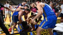 Seven players ejected after wild scenes in Gold Coast
