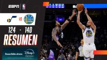 Stephen Curry comandó la victoria de los Warriors ante Jazz