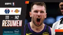 ¡Con un show de Luka Doncic, Los Lakers vencieron a los Wizards!