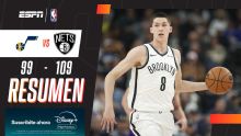 Egor Demin brilló en el triunfo de los Nets ante el Jazz