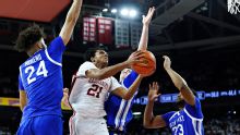 Highlight: Kentucky knocks off No. 15 Arkansas in intense matchup