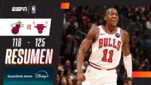 Chicago derrotó en casa a Miami con marcador de 125-118