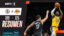 ¡LeBron James comandó el triunfo de los Lakers ante los Nets!