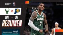¡Milwaukee pudo con Indiana e hilvanó su tercer triunfo al hilo!