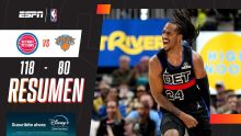 ¡Detroit aplastó a los Knicks y sigue en la cima del Este!
